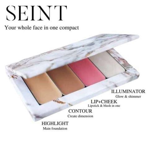 seint foundation color palette.